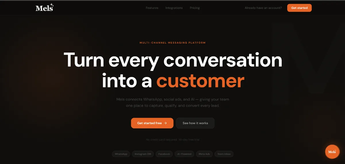 Mels — Omnichannel AI Inbox
