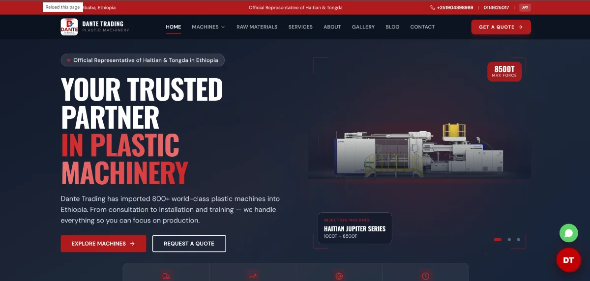 Dante Trading Digital Platform